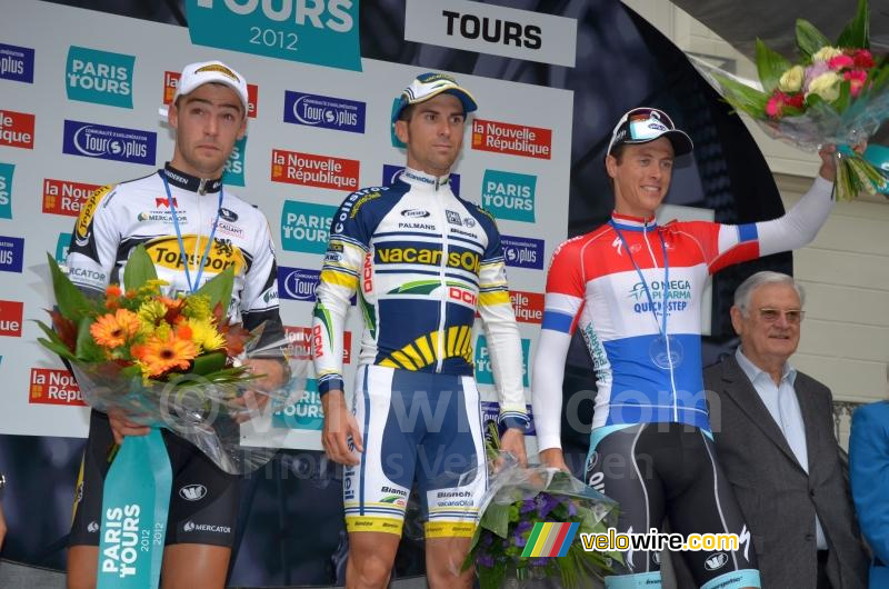 The podium of Paris-Tours 2012