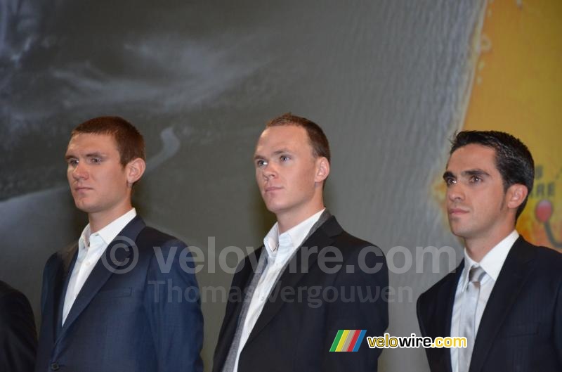 Tejay van Garderen, Chris Froome & Alberto Contador