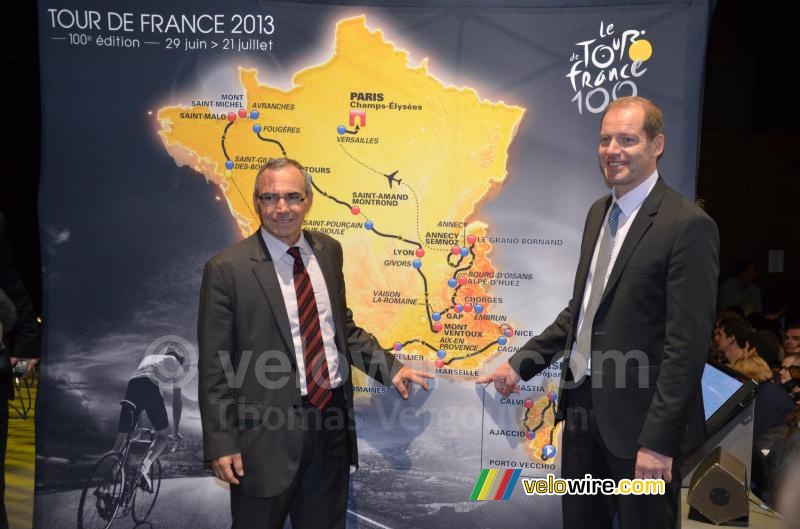 Marseille sur la carte du Tour de France 2013