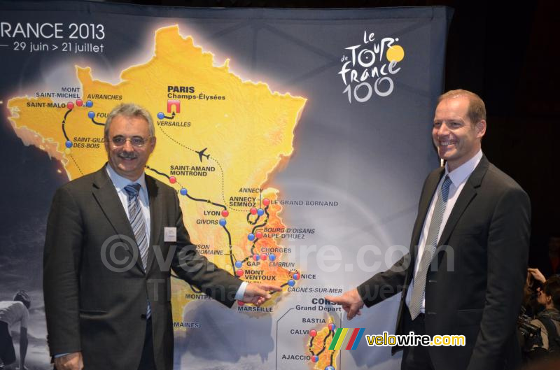 Cagnes-sur-Mer on the map of the Tour de France 2013