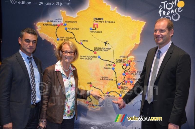 Montpellier sur la carte du Tour de France 2013