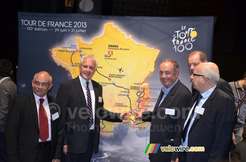 Gap on the map of the Tour de France 2013