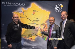 Givors on the map of the Tour de France 2013 (556x)