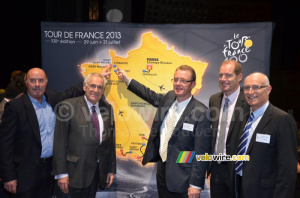 Avranches on the map of the Tour de France 2013 (676x)