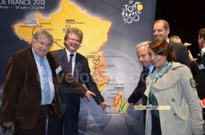 Porto-Vecchio on the map of the Tour de France 2013 (736x)