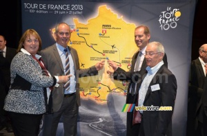 Saint-Pourçain-sur-Sioule on the map of the Tour de France 2013 (383x)