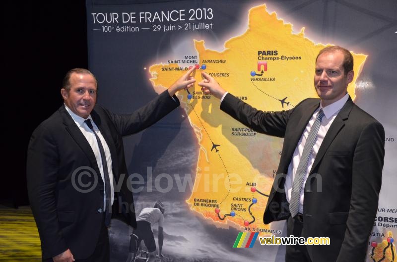 De Mont Saint-Michel op de kaart van de Tour de France 2013