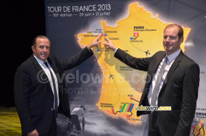 The Mont Saint-Michel on the map of the Tour de France 2013 (628x)