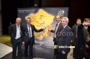 Annecy on the map of the Tour de France 2013 (497x)