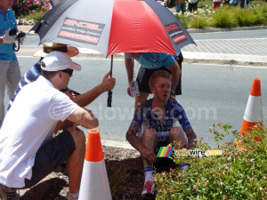 Timothy Duggan (Saxo-Tinkoff) after his crash (1018x)