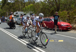 Damien Howson (UniSA) & Philippe Gilbert (BMC) sur Humbug Scrub (569x)