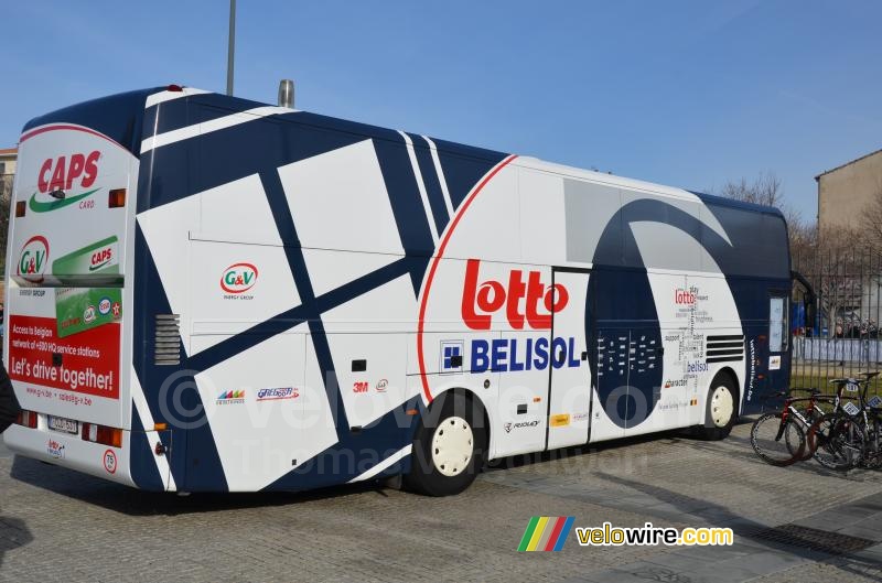 Le bus Lotto-Belisol