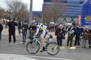 Kris Boeckmans (Vacansoleil-DCM) at the start (647x)