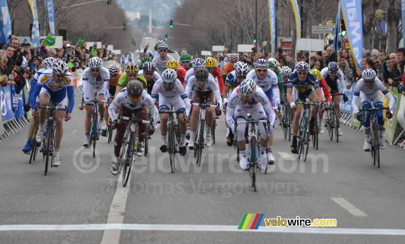 Justin Jules (La Pomme Marseille) verslaat Samuel Dumoulin (AG2R)