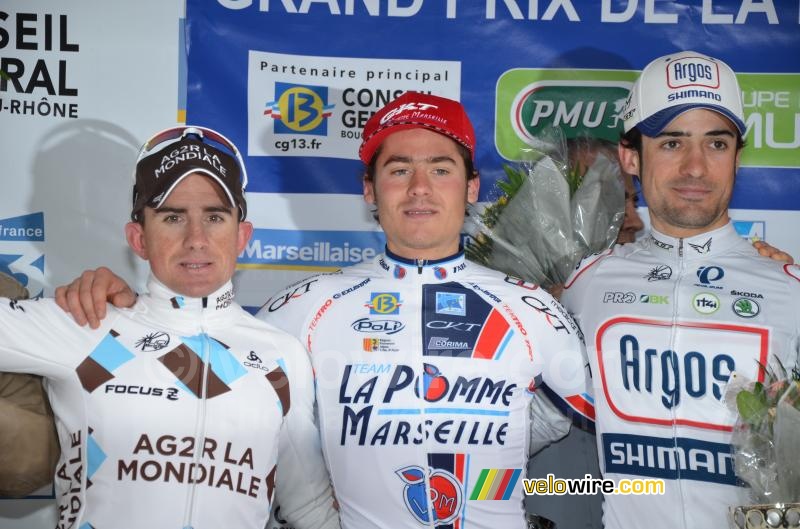 The podium of the Grand Prix La Marseillaise 2013 (2)
