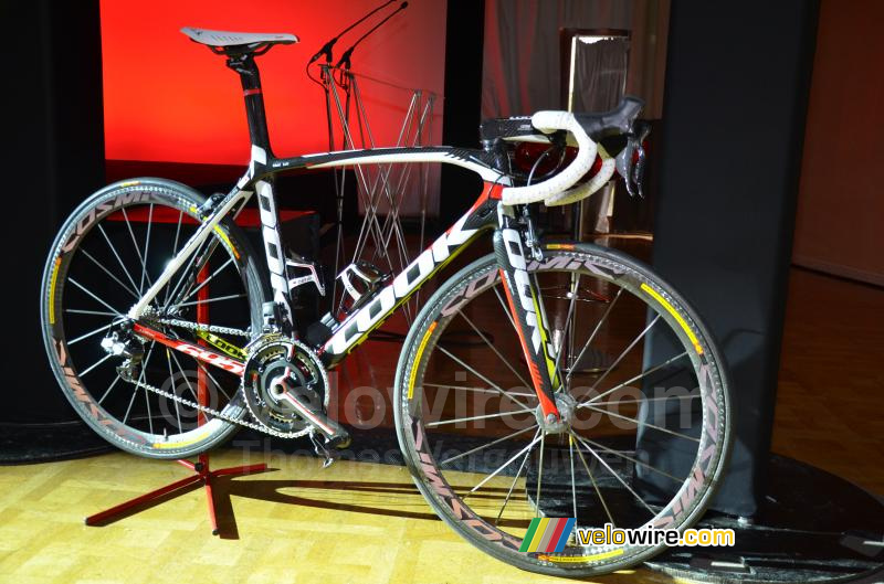 The Look 695, the official bike for the Cofidis team