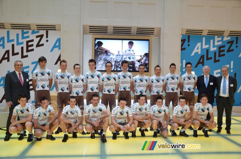 L'équipe AG2R La Mondiale 2013