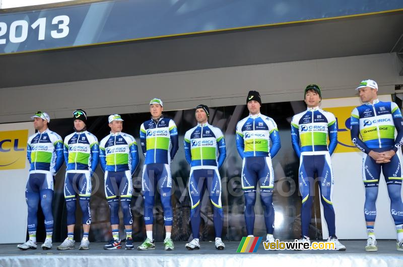 De Orica-GreenEDGE ploeg