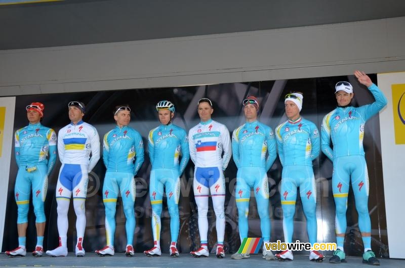 The Astana team