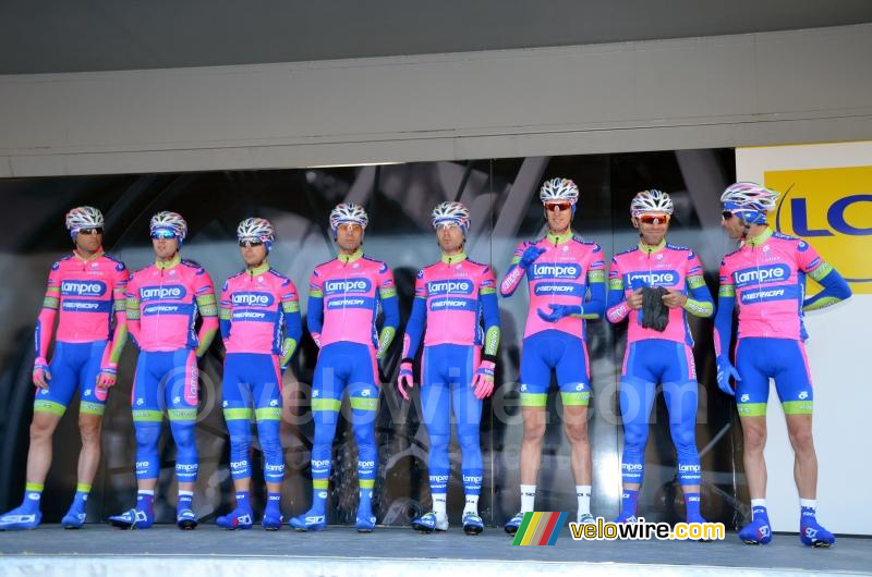 The Lampre-Merida team