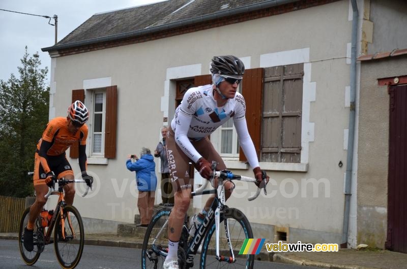 Maxime Bouet (AG2R La Mondiale) in the breakaway (2)