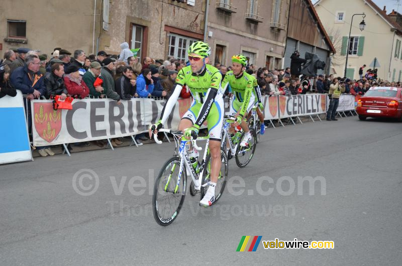 Paolo Longo & Ivan Basso (Cannondale)