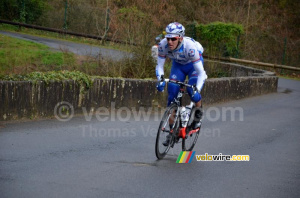 David Boucher (FDJ) sur le pont de Caffino (358x)