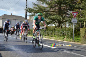 Damien Gaudin (Europcar) en tête de l'échappée (392x)