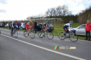 The breakaway on the Côte de la La Croix Baron (311x)