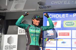Damien Gaudin (Europcar) content avec sa victoire (443x)