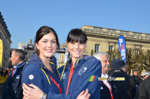 Magalie & Elsa, les hôtesses au départ à Compiègne (983x)