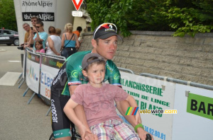 Thomas Voeckler (Europcar) avant le départ (433x)