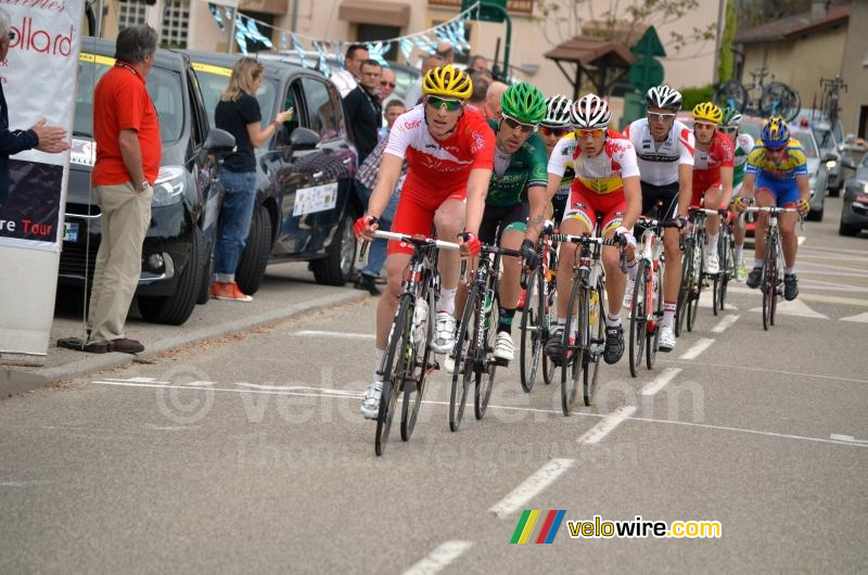 The breakaway on the Côte de Maubec