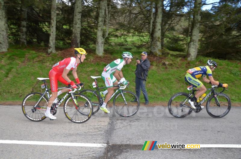 Tadej Valjavec (Sava), Maxime Médérel (Sojasun) & Guillaume Levarlet (Cofidis)