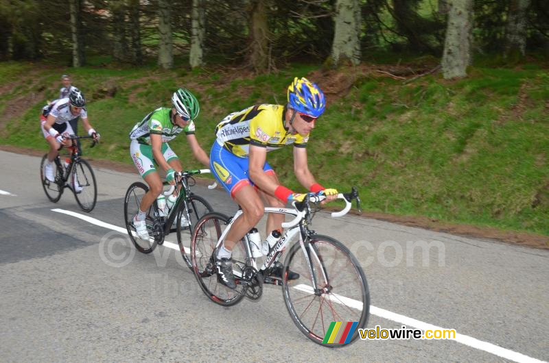 Nicolas Baldo (Atlas Personal-Jakroo) op de Col de la Croix de Chaubouret