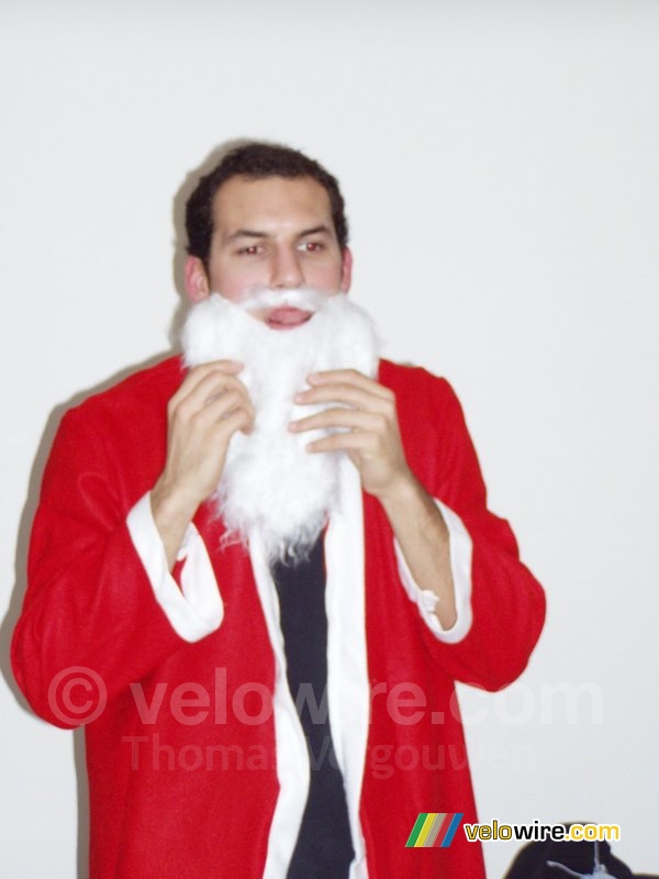 Cédric as Santa Claus