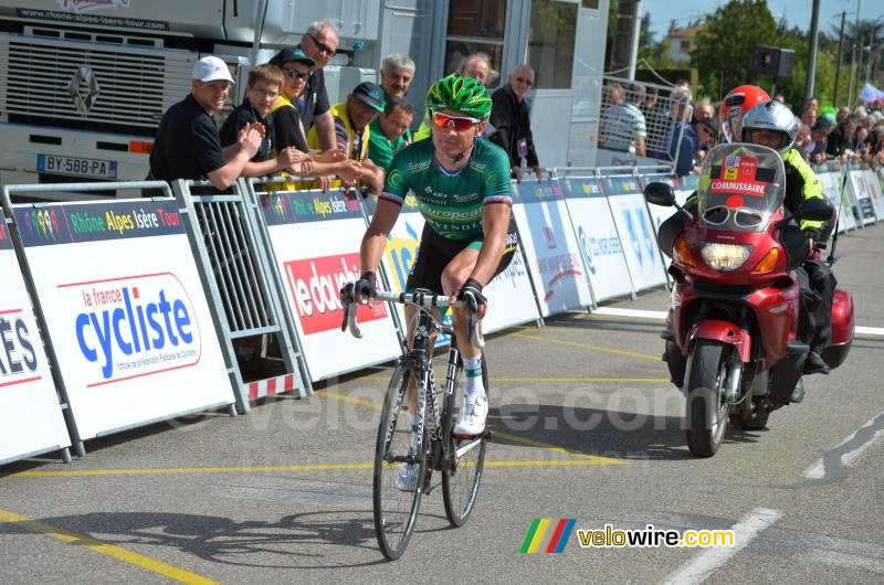 Thomas Voeckler (Europcar) aan de finish