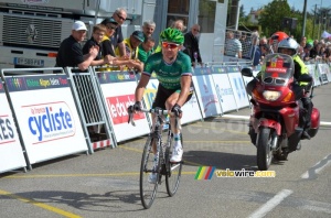 Thomas Voeckler (Europcar) at the finish (199x)