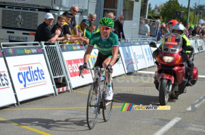 Thomas Voeckler (Europcar) à l'arrivée (580x)