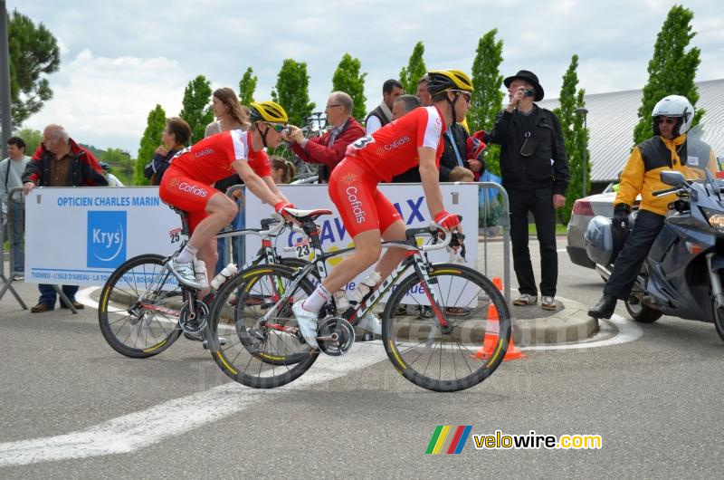 Cyril Bessy & Julien Fouchard (Cofidis)