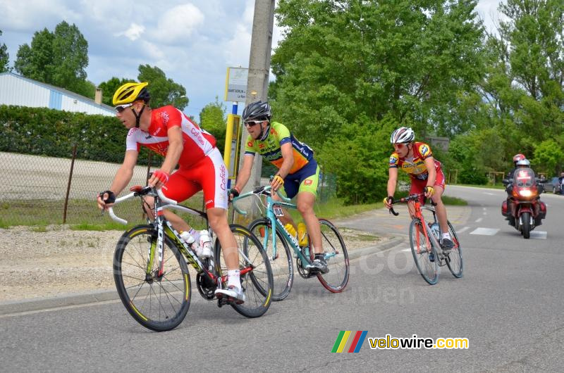 Florent Barle (Cofidis), Mark Dzamastagic (Sava) & Xavier Brun (St Etienne Loire)