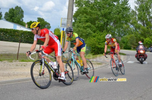 Florent Barle (Cofidis), Mark Dzamastagic (Sava) & Xavier Brun (St Etienne Loire) (525x)