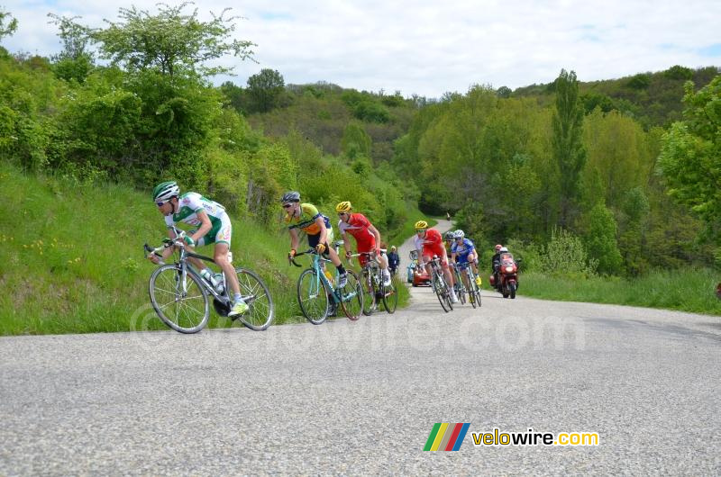 Paul Poux (Sojasun), Tim Mikelj (Sava), Florent Barle & Julien Fouchard (Cofidis)