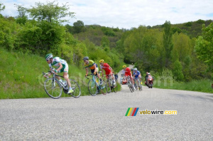 Paul Poux (Sojasun), Tim Mikelj (Sava), Florent Barle & Julien Fouchard (Cofidis) (303x)