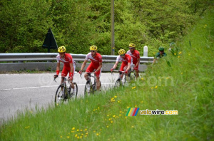 Nicolas Edet, Florent Barle, Julien Fouchard & Nico Sijmens (Cofidis) (255x)