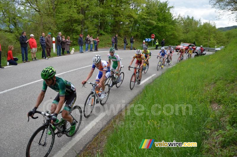 The breakaway on the Col de la Croix de Toutes Aures (2)