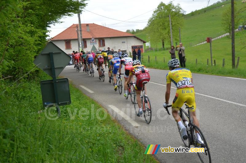 The breakaway on the Col de la Croix de Toutes Aures (4)