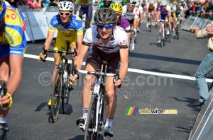 Jules Pijourlet (Chambéry Cyclisme Formation) at the finish (228x)