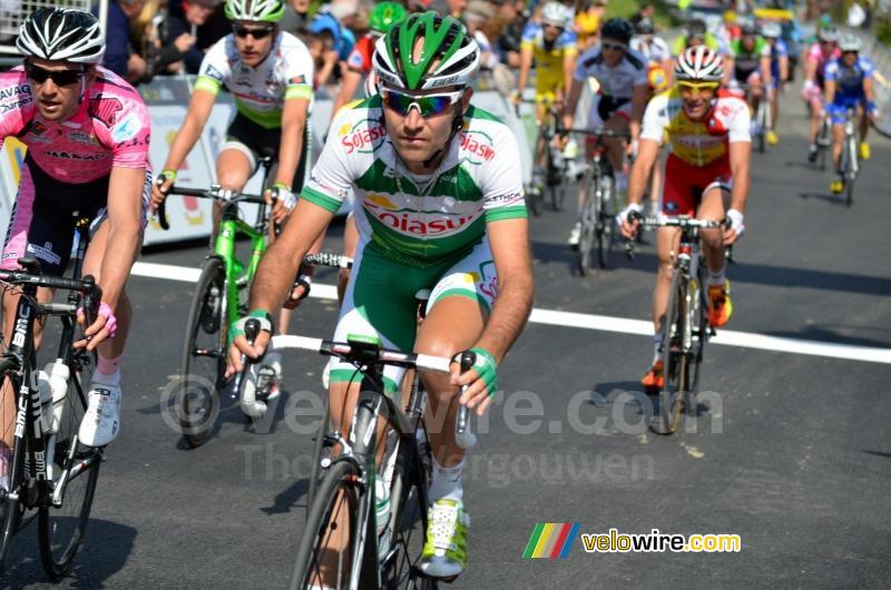 Maxime Médérel (Sojasun) at the finish