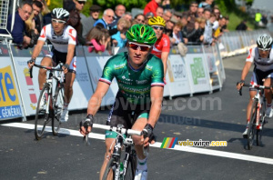 Thomas Voeckler (Europcar) à l'arrivée (366x)